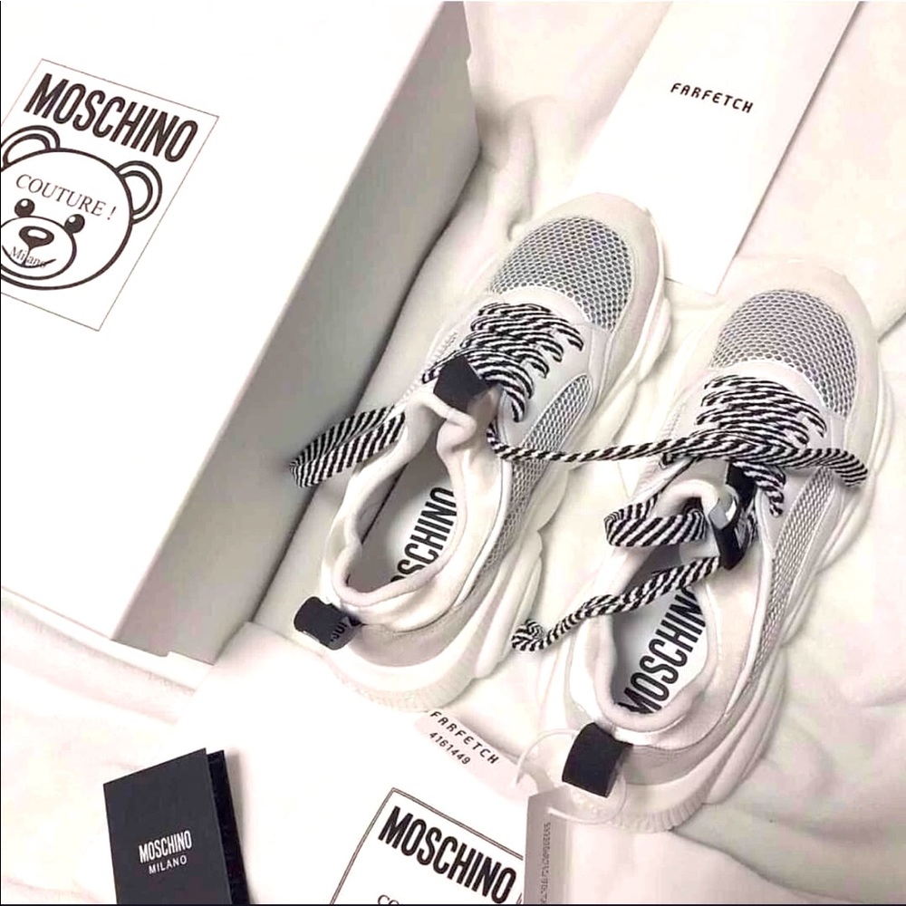 Moschino teddy mesh sneaker